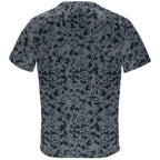 Roly Assen technical T-shirt in pixel black, rear view.