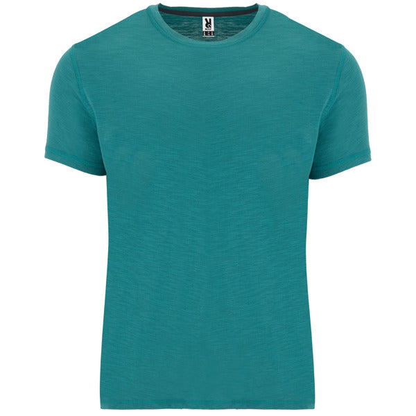 Roly Terrier - Premium Heather Cotton T-Shirt - Drop Tail Design - Corporate Workwear