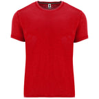 Roly Terrier - Premium Heather Cotton T-Shirt - Drop Tail Design - Corporate Workwear