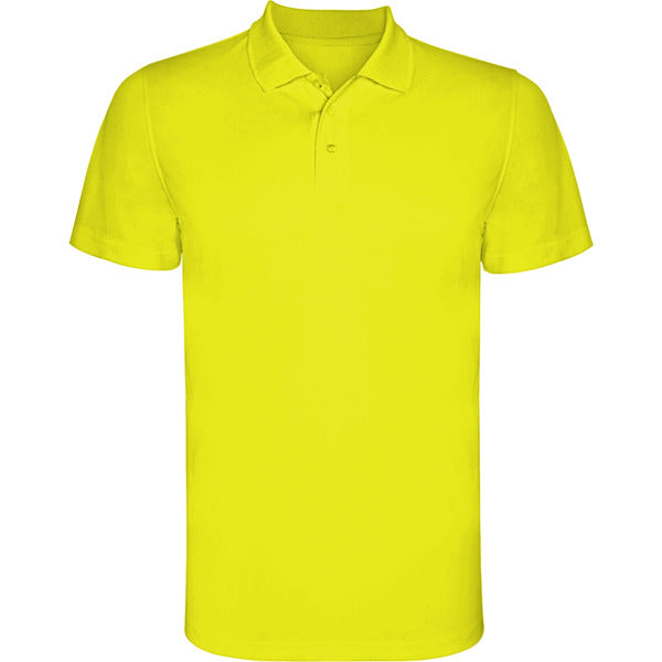 Roly MONZHA 0404 Men's Short-Sleeve Technical Polo Shirt