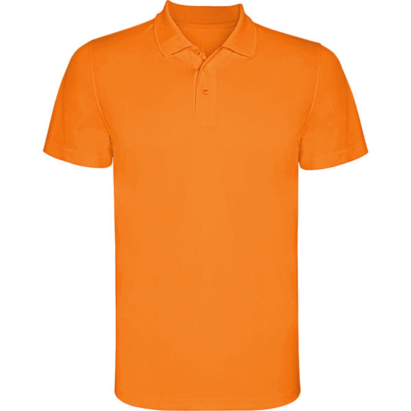 Roly MONZHA 0404 Men's Short-Sleeve Technical Polo Shirt