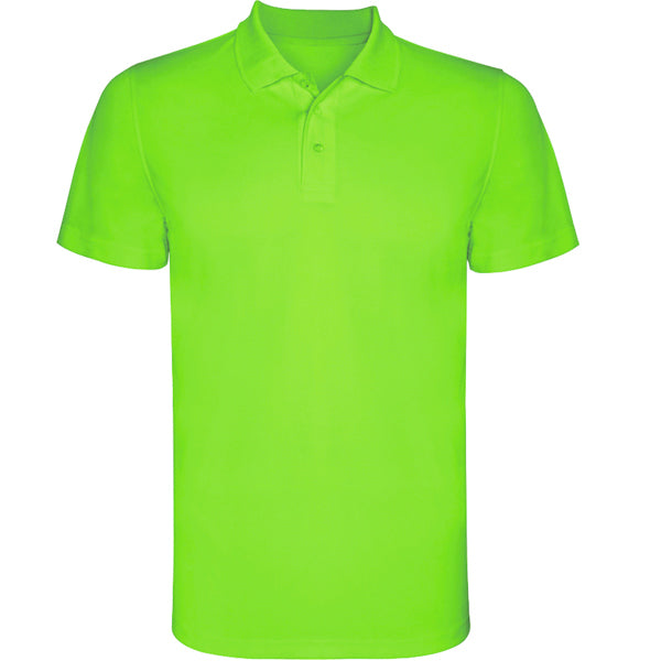 Roly MONZHA 0404 Men's Short-Sleeve Technical Polo Shirt