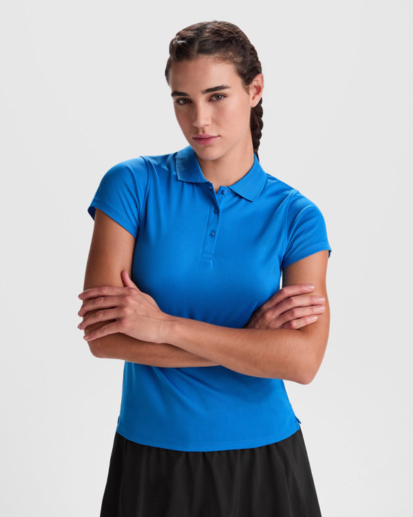 Roly MONZHA WOMAN 0410 Women's Short-Sleeve Technical Polo Shirt