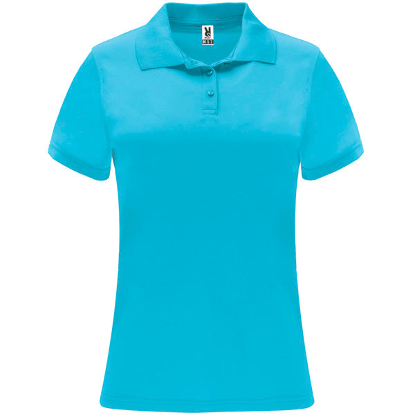 Roly MONZHA WOMAN 0410 Women's Short-Sleeve Technical Polo Shirt