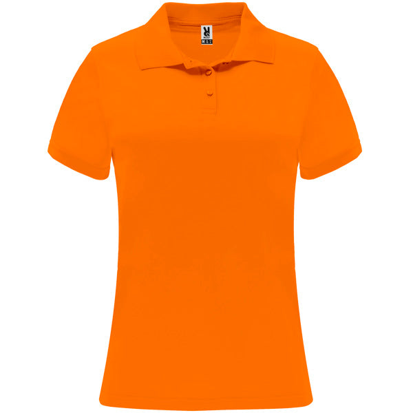 Roly MONZHA WOMAN 0410 Women's Short-Sleeve Technical Polo Shirt