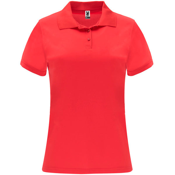 Roly MONZHA WOMAN 0410 Women's Short-Sleeve Technical Polo Shirt