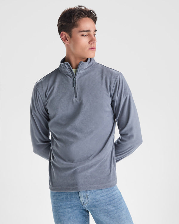 Roly HIMALAYA SM1095 Unisex Half-Zip Microfleece Sweatshirt