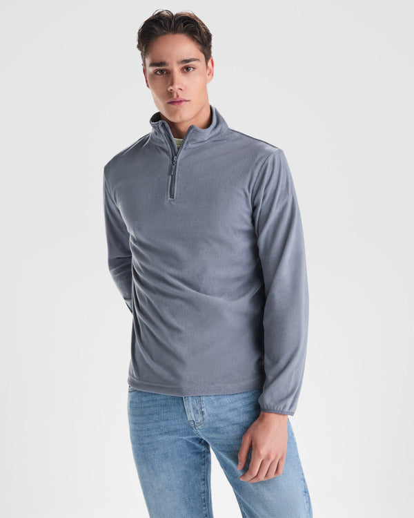 Roly HIMALAYA SM1095 Unisex Half-Zip Microfleece Sweatshirt