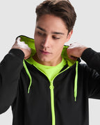Roly FUJI SU1105 Men's Hooded Zip Sweatshirt