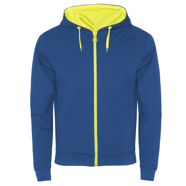 Roly FUJI SU1105 Men's Hooded Zip Sweatshirt