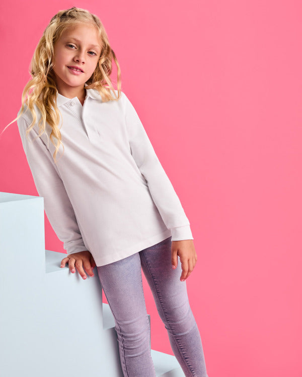 Roly CARPE CHILD 5008 Children's Long-Sleeve Polo Shirt
