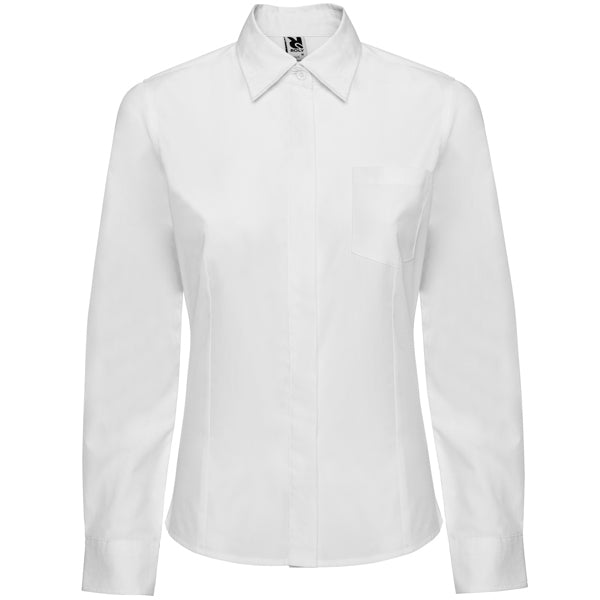 Roly SOFIA L/S - Fitted Poplin Work Shirt - Corporate Uniform Specialist