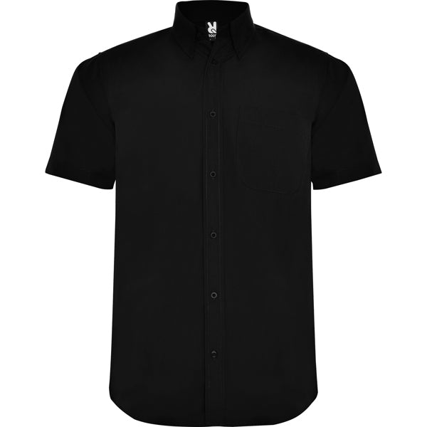Roly Aifos - Short Sleeve Poplin Work Shirt - 130GSM Poly-Cotton - Corporate Uniform Specialist