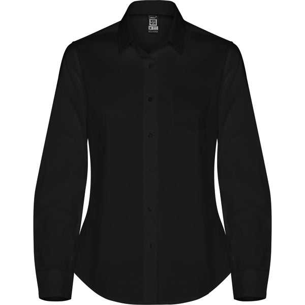 Roly Moscu Woman - 140GSM Stretch Poplin - Fitted Office Shirt - Corporate Uniforms