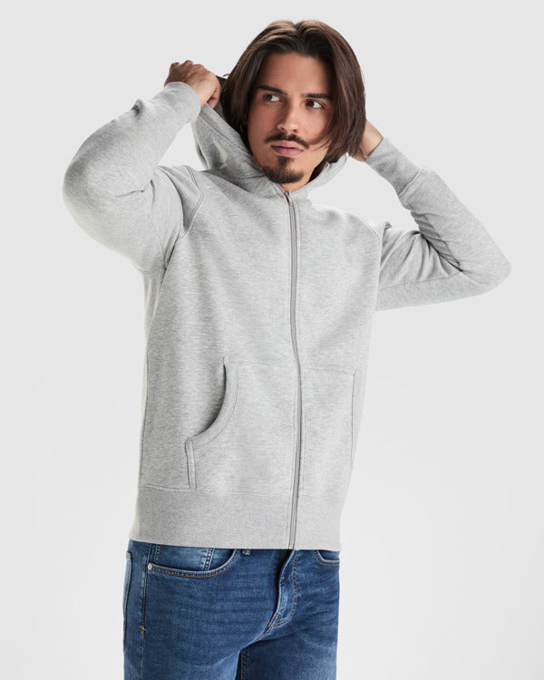 Roly MONTBLANC 6421 Unisex Zip Hooded Sweatshirt