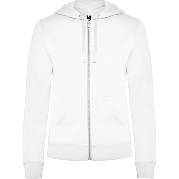 Roly VELETA CQ6425 Women's Fitted Zip-Up Hooded Sweatshirt