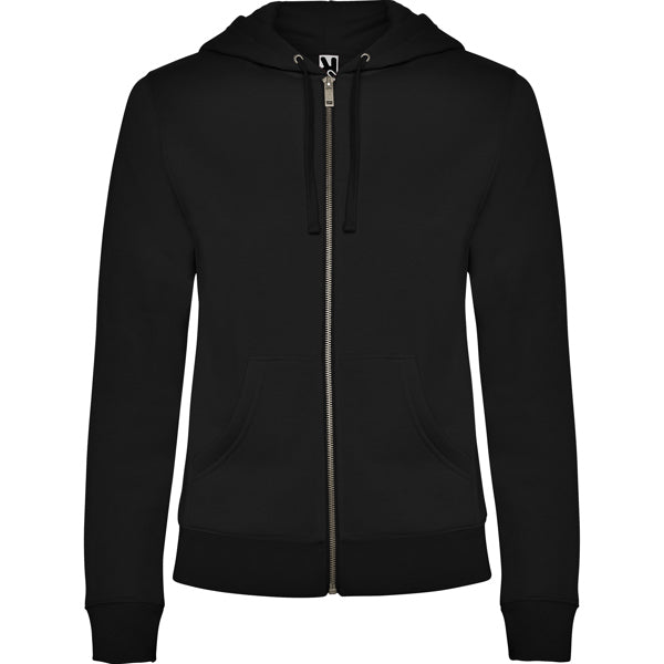 Roly VELETA CQ6425 Women's Fitted Zip-Up Hooded Sweatshirt