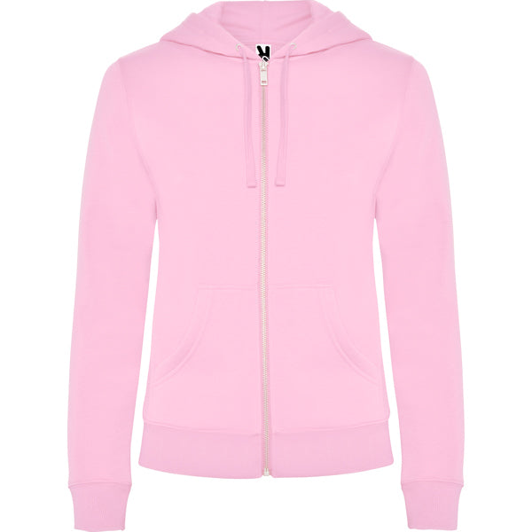 Roly VELETA CQ6425 Women's Fitted Zip-Up Hooded Sweatshirt