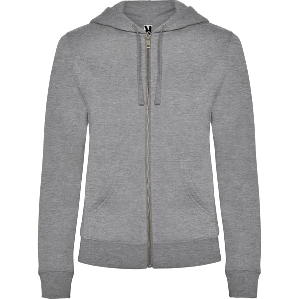 Roly VELETA CQ6425 Women's Fitted Zip-Up Hooded Sweatshirt