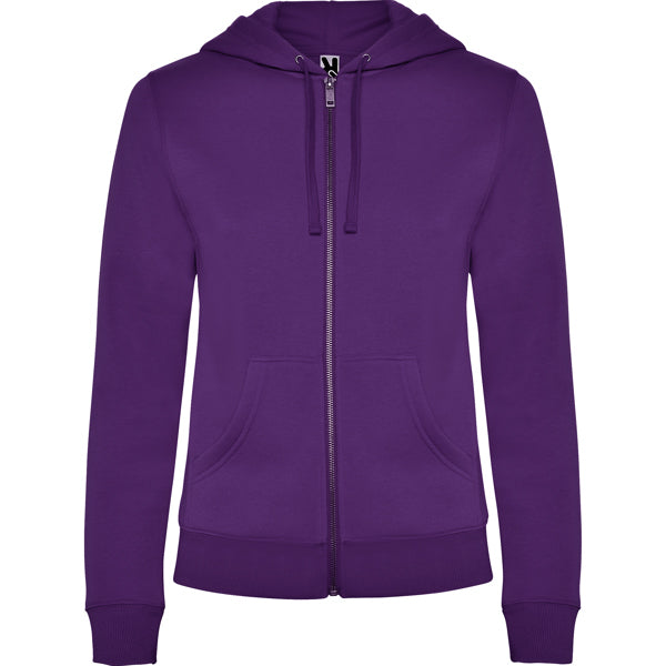 Roly VELETA CQ6425 Women's Fitted Zip-Up Hooded Sweatshirt