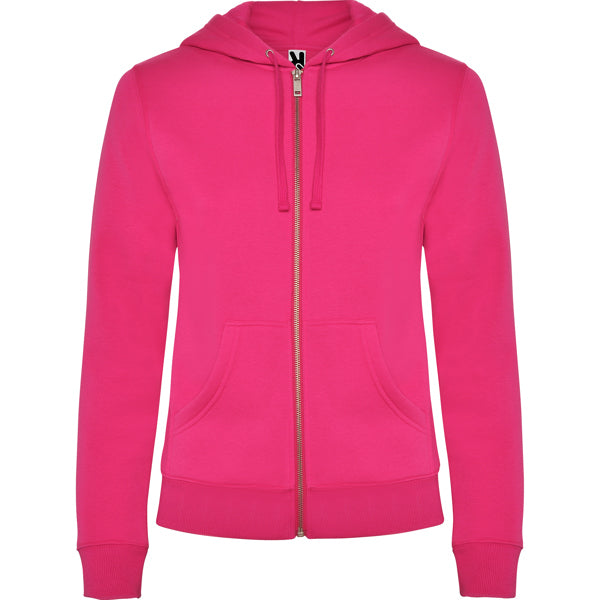 Roly VELETA CQ6425 Women's Fitted Zip-Up Hooded Sweatshirt