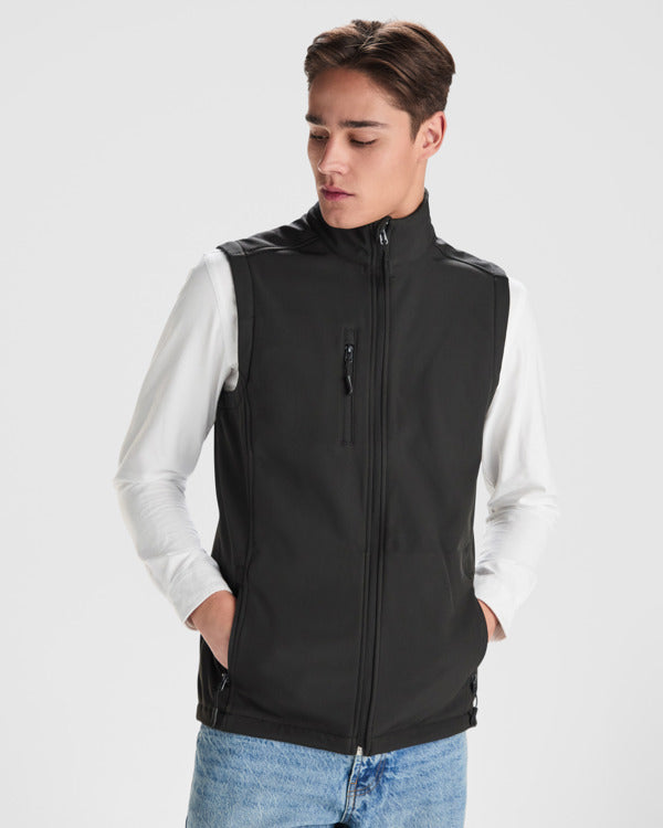 Roly QUEBEC 6438 Men's Softshell Vest
