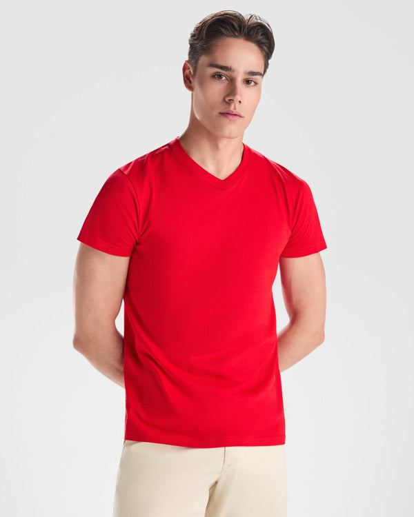 Roly SAMOYEDO 6503 Men's Short-Sleeve V-Neck T-Shirt