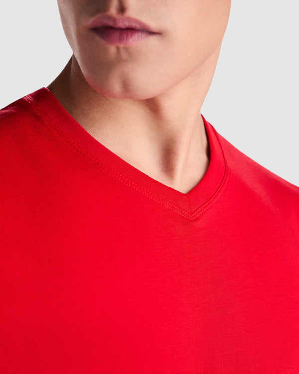 Roly SAMOYEDO 6503 Men's Short-Sleeve V-Neck T-Shirt