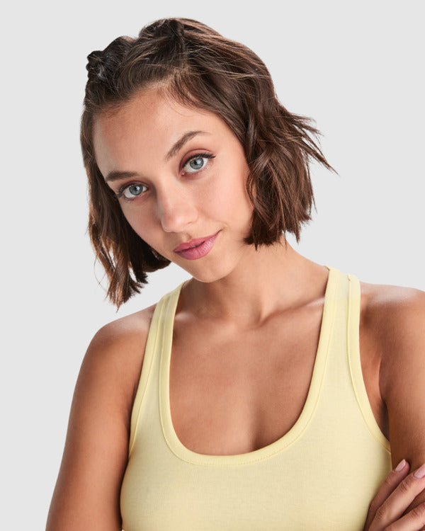 Roly CAROLINA 6517 Women's Ribbed Racerback Tank Top