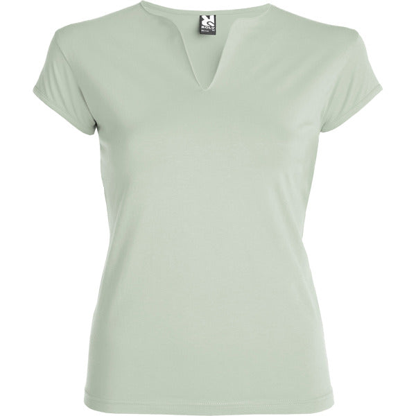 Roly BELICE 6532 Women's Fitted V-Neck Short Sleeve T-Shirt
