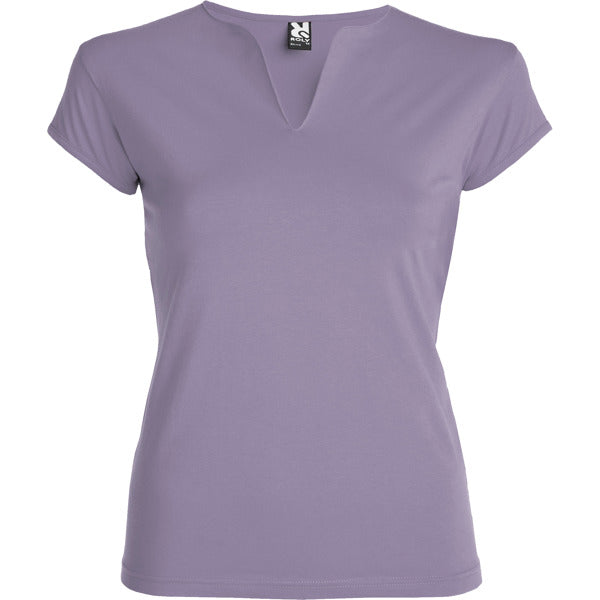 Roly BELICE 6532 Women's Fitted V-Neck Short Sleeve T-Shirt