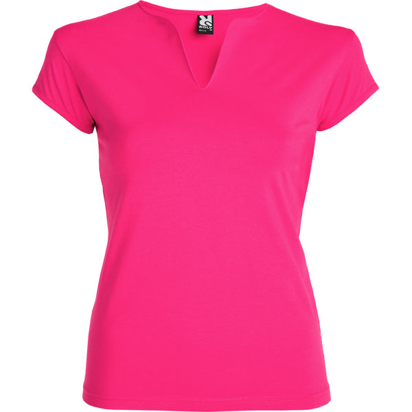 Roly BELICE 6532 Women's Fitted V-Neck Short Sleeve T-Shirt