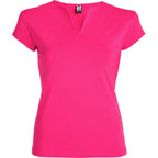 Roly BELICE 6532 Women's Fitted V-Neck Short Sleeve T-Shirt
