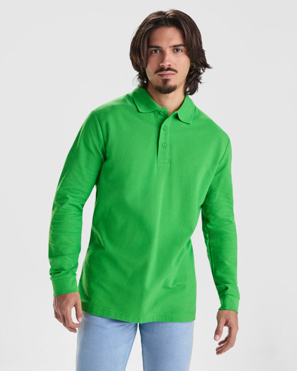 Roly ESTRELLA L/S PO6635 Men's Long-Sleeved Polo Shirt