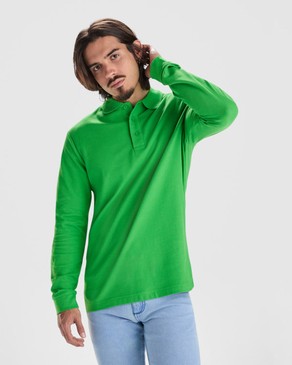 Roly ESTRELLA L/S PO6635 Men's Long-Sleeved Polo Shirt