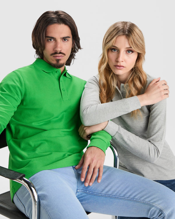 Roly ESTRELLA L/S PO6635 Men's Long-Sleeved Polo Shirt