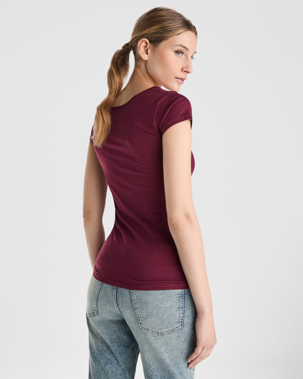 Roly GUADALUPE 6647 Women's Fitted Short-Sleeve T-Shirt
