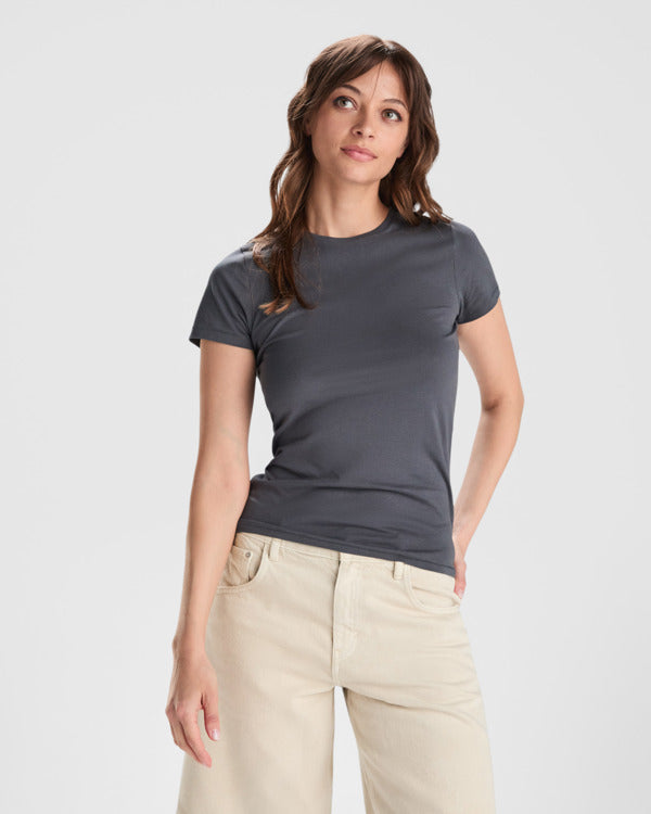 Roly GOLDEN WOMAN CA6696 Women's Fitted Organic Cotton T-Shirt