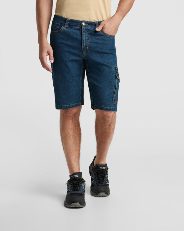 Roly NIVUS 6703 Unisex Denim Shorts