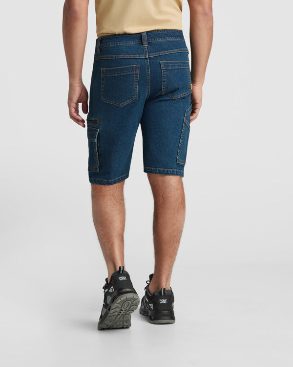 Roly NIVUS 6703 Unisex Denim Shorts