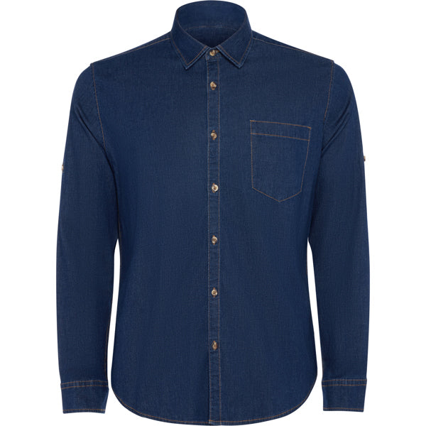 
Chemise en jean unisexe à manches longues Roly LUJAN 6706
