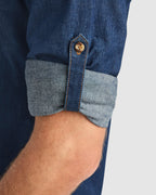 Roly LUJAN 6706 Unisex Long-Sleeved Denim Shirt
