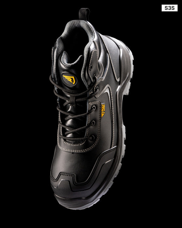 Roly IRON 8389 Unisex Split Leather Safety Boots
