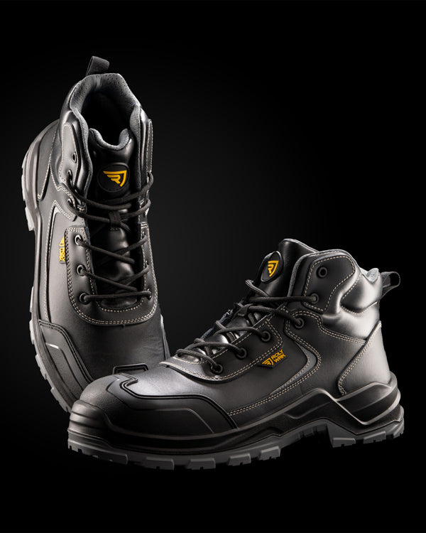 Roly IRON 8389 Unisex Split Leather Safety Boots
