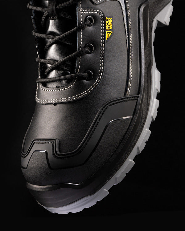 Roly IRON 8389 Unisex Split Leather Safety Boots