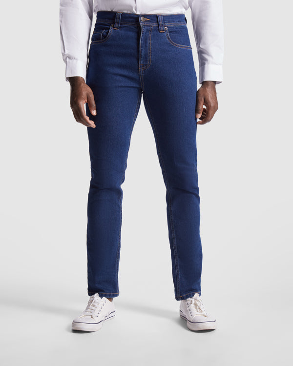 Roly BROCK 8415 Men's Regular-Fit Mid-Rise Denim Jeans