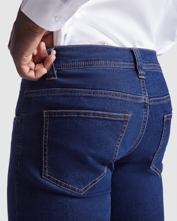 Roly BROCK 8415 Men's Regular-Fit Mid-Rise Denim Jeans