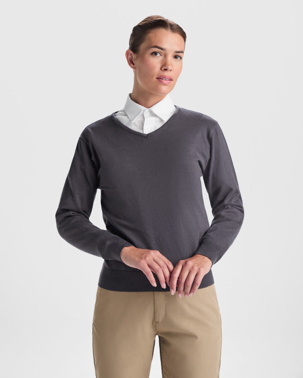 Roly HILUX WOMAN 8418 Women's V-Neck Jumper