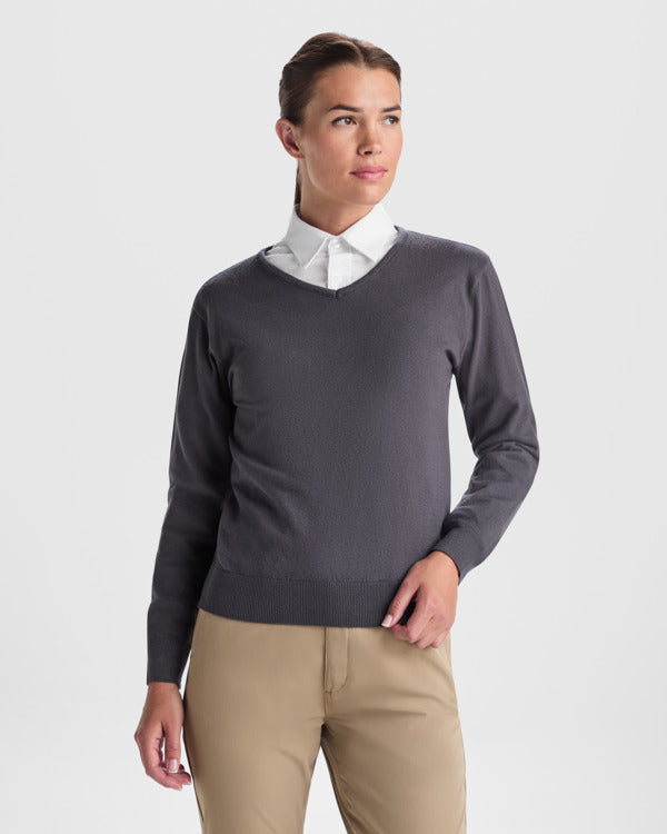Roly HILUX WOMAN 8418 Women's V-Neck Jumper