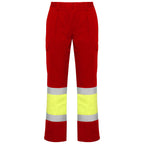 Roly Soan - Two-Tone High Visibility Trousers - Multi-Pocket Safety Cargo - 240GSM